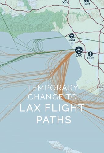 LAX Flight Paths