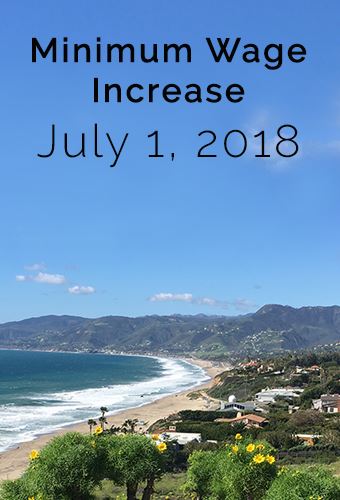 Minimum Wage Increase 2018