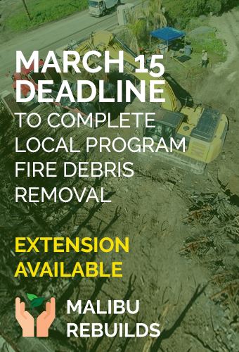 March 15 Debris Deadline