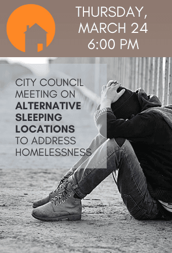 alternative sleeping locations meeting newsflash 3.24.2022