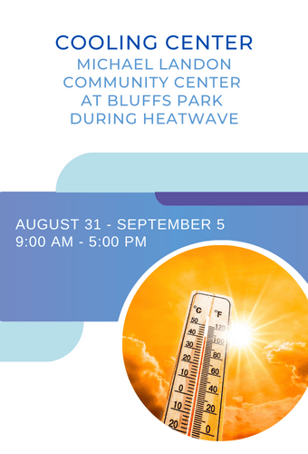 Graphic - City of Malibu Emergency Information - Cooling Center at Michael Landon Community Center a