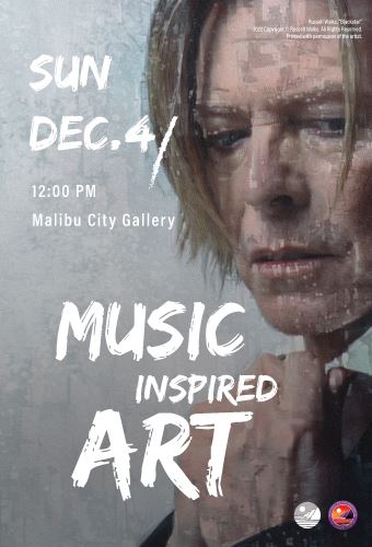 Graphic - City of Malibu public art exhibition free opening reception December 4