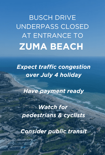 BUSCH DRIVE UNDERPASS CLOSED july 4