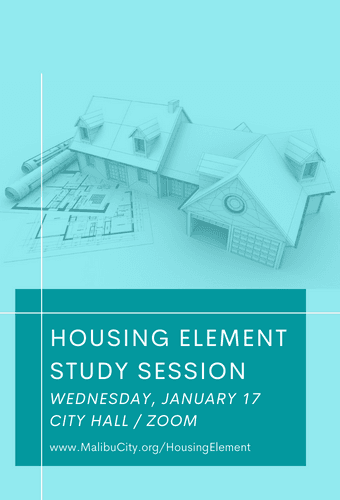 City of Malibu draft housing element study session Jan. 17