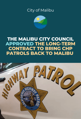 City of Malibu CHP contract approved to improve PCH safety