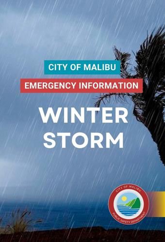 city of malibu emergency information - winter storm preparedness