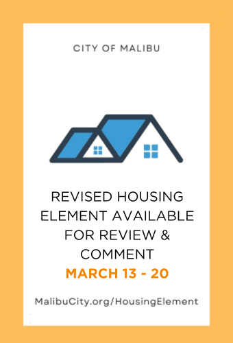 City of Malibu REVISED HOUSING ELEMENT NEWSFLASH 