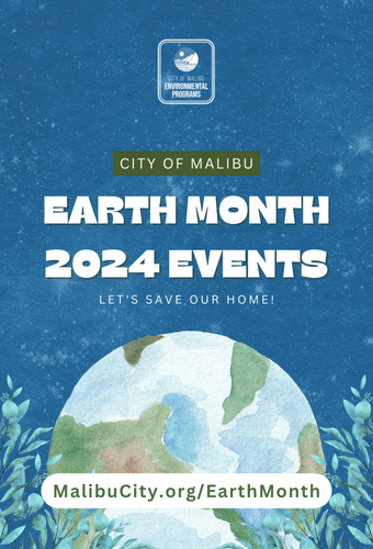 Earth Month in April newsflash graphic 