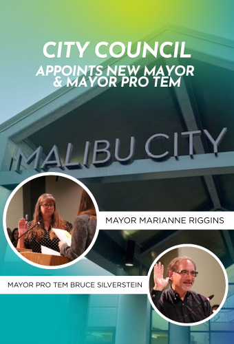 Riggins appointed Malibu mayor newsflash 4.28.2025