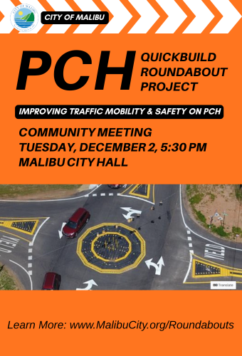 PCH roundabouts project meeting newsflash 12.2.2025