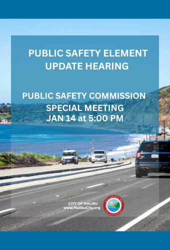 City of Malibu Public Safety Element Update Meeting 1-14-26