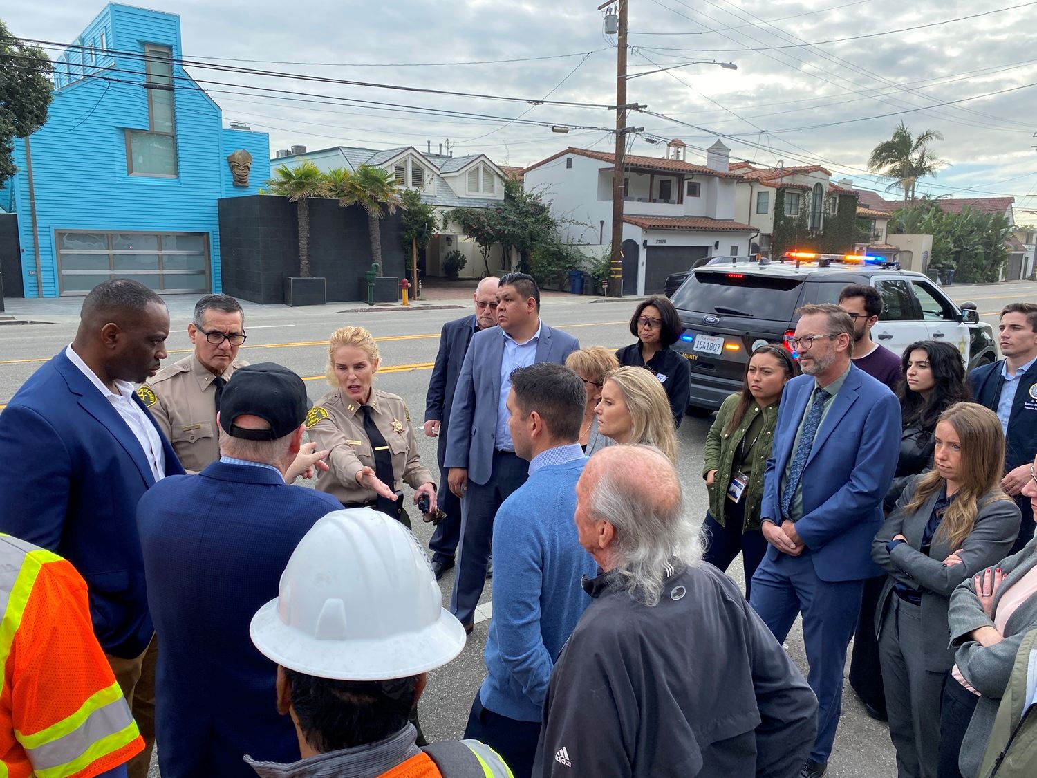 CA trans secretary PCH tour of PCH in Malibu to improve safety
